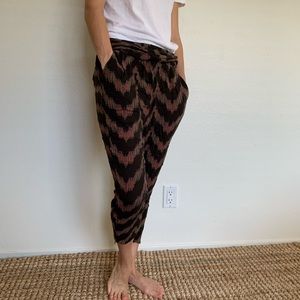 Funky Free People chevron beach pants